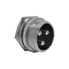 Kit Conector Mike Circular Macho 3 Vias 10 Peças