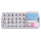 Kit Confeitaria Inox 35 Peças Com Saco Bico Decorador Unyhome