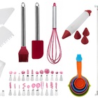 Kit Confeitaria Master 42 Peças Bicos Raspadores Nivelador E