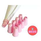 Kit Confeiteiro 9 Bicos Bolo Cupcake Decorativo Decor-útil