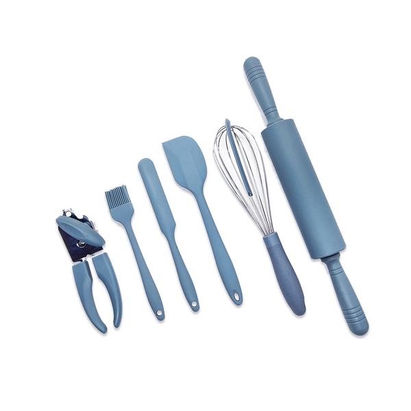 Kit Confeiteiro C/ 6 Peças Azul - Oikos Azul U