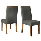 Kit Conjunto 2 Cadeiras Estofada Sala De Jantar Golden Dj Móv