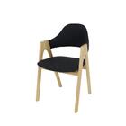 Kit Conjunto 2 Cadeiras Valeri Madeira Executivas Para Escrit