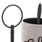 Kit Conjunto 2 Xícaras Café Caneca Coffee Time Com Suporte De