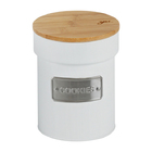 Kit Conjunto 3 Latas Porta Mantimento Pote De Metal Com Tampa