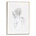 Kit Conjunto 4 Quadros Praia Abstrato Bege Frases Good Vibes