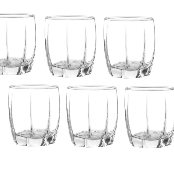 Kit Conjunto 6 Copo Para Whisky Destilados Drink Agua Suco Re