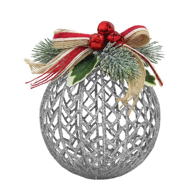 Kit Conjunto 9 Peças Decoração Enfeite Bola Árvore Natal Prat