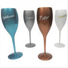 Kit Conjunto Alegria Espumante 4 Taças Coloridas