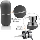 Kit Conjunto De Banheiro Toalete Completo 6 Peças - Chumbo