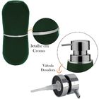 Kit Conjunto De Banheiro Toalete Completo 6 Peças - Verde Esc