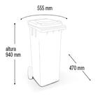 Kit Conjunto De Coleta Seletiva Com 4 Lixeiras Tampa Com Puxa