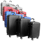 KIT Conjunto De Malas de Viagem P/M/G em Abs - Azul