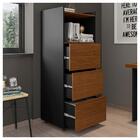 Kit Conjunto Escritório 3 Peças Studio Marrom Caemmun