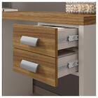 Kit Conjunto Escritório 3 Peças Studio Marrom Caemmun