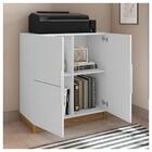 Kit Conjunto Escritório 4 Peças Cubic Branco Caemmun