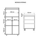 Kit Conjunto Escritório 4 Peças Studio Marrom Caemmun