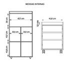 Kit Conjunto Escritório 4 Peças Studio Marrom Caemmun