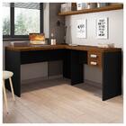 Kit Conjunto Escritório 4 Peças Studio Marrom Caemmun