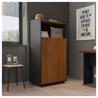 Kit Conjunto Escritório 5 Peças Studio Preto Caemmun