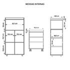 Kit Conjunto Escritório 6 Peças Studio Marrom Caemmun