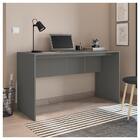 Kit Conjunto Escritório 8 Peças Cinza Cubic Caemmun