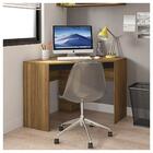 Kit Conjunto Escritório Armário Mesa Nicho Recta Marrom