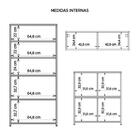 Kit Conjunto Escritório Gamer 3 Peças Pixel Preto Caemmun