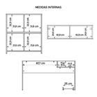 Kit Conjunto Escritório Gamer 3 Peças Pixel Preto Caemmun