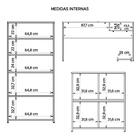 Kit Conjunto Escritório Gamer 3 Peças Preto Pixel Caemmun