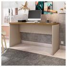 Kit Conjunto Escritório Mesa E Gaveteiro Bege Studio Caemmun