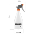 Kit Conjunto Jardinagem 3 Peças Cabo Madeira + Borrifador 1 L