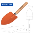 Kit Conjunto Jardinagem 3 Peças Cabo Madeira + Borrifador 1 L