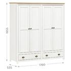 Kit Conjunto Jogo De Quarto Casal Completo Escrivaninha Cômod