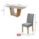 Kit Conjunto Mesa 170 Cm 6 Cadeiras Sala De Jantar Cozinha Lo