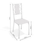 Kit Conjunto Mesa 6 Cadeiras 136 X 90 Cm Sala De Jantar Cozin