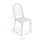 Kit Conjunto Mesa 6 Cadeiras 140 X 80 Cm Sala De Jantar Cozin