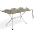 Kit Conjunto Mesa 6 Cadeiras 140 X 80 Cm Sala De Jantar Cozin