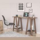 Kit Conjunto Mesa Computador E Estante 4 Prateleiras Home Off