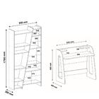 Kit Conjunto Mesa Escrivaninha Estante Quarto Home Office Pra