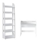 Kit Conjunto Mesa Escrivaninha Estante Quarto Home Office Pra