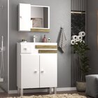 Kit Conjunto Monaco 60 Cm Cartagena Branco/cartagena