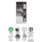 Kit Conjunto Quarto Infantil Bebê Ben Berço 3 Em 1 Guarda Rou