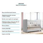 Kit Conjunto Quarto Infantil Bebê Ben Berço 3 Em 1 Guarda Rou