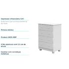 Kit Conjunto Quarto Infantil Bebê Berço Grades Rodízios Cômod