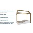 Kit Conjunto Quarto Infantil Bebê Mini Cama Montessoriana Est