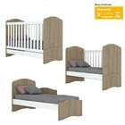 Kit Conjunto Quarto Infantil Guarda Roupa Roupeiro Cama Berço