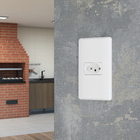 Kit Conjunto Tomada 2P+T 10A Branco Simon 19 3Unidades