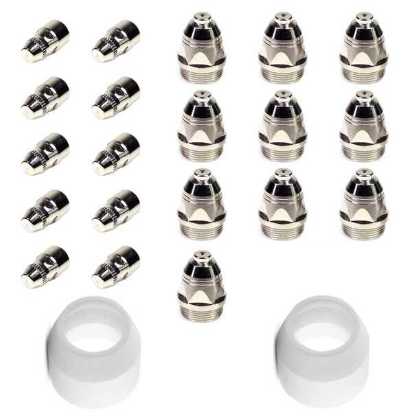 Kit Consumíveis Tocha Corte Plasma P80: 10 Un. Bico - 10 Un.