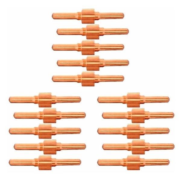 Kit Consumíveis Tocha Corte Plasma Pt31: 15 Un. Eletrodo Longo